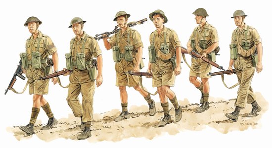 Dragon Models 6380 1/35 Commonwealth Infantry Italy 1943-44 (6)