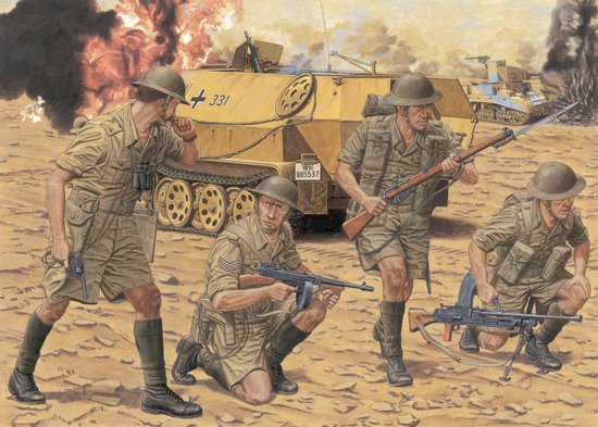 Dragon Models 6390 1/35 British 8th Army Infantry El Alamein 1942 (4)
