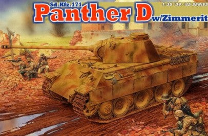 Dragon Models 6428 1/35 SdKfz 171 Panther D Tank w/Zimmerit