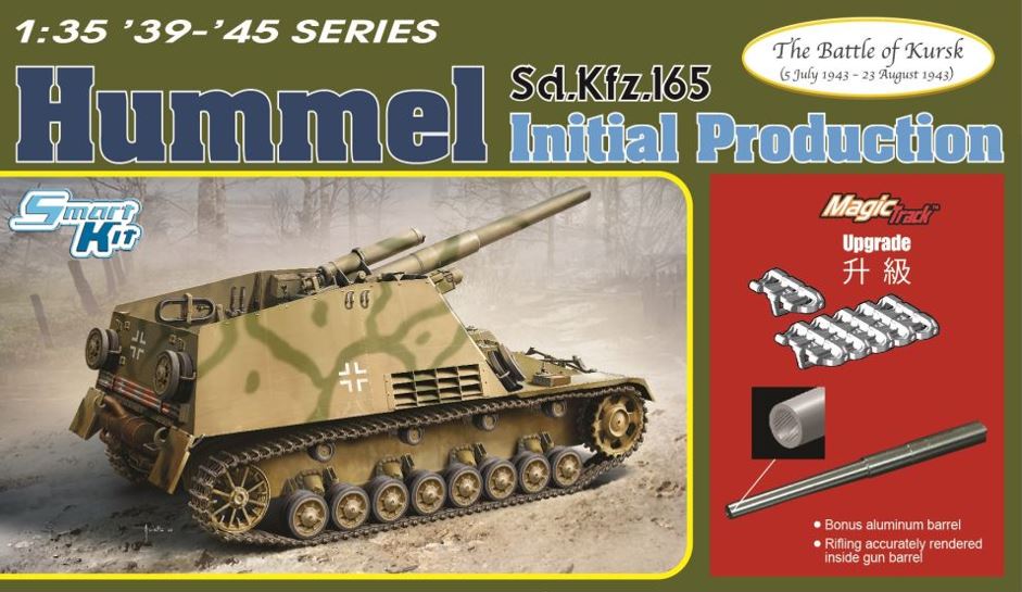 Dragon Models 6430 1/35 SdKfz 165 Hummel Initial Production Tank 80th Anniversary Battle of Kursk 1943