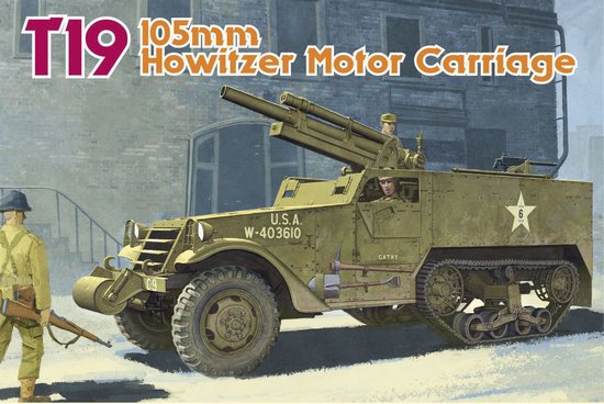 Dragon Models 6496 1/35 T19 105mm Howitzer Motor Carriage