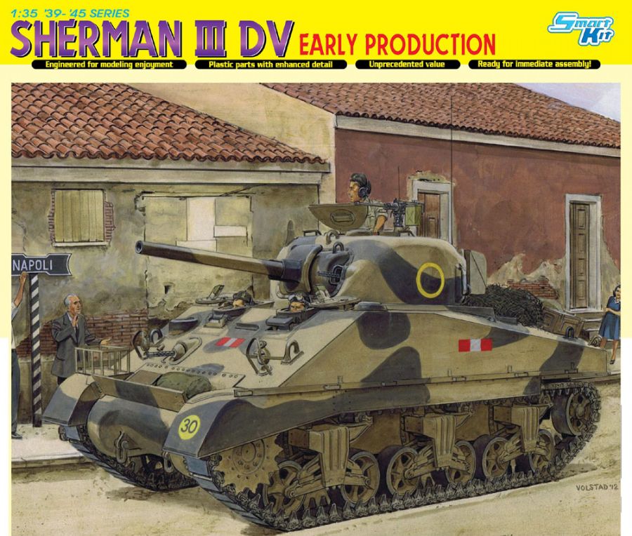Dragon Models 6573 1/35 Sherman III DV Early Production Tank Italian Campaign 1943-44