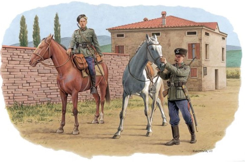 Dragon Models 6588 1/35 German Don Cossack Balkens 1944 (2 & 2 Horses) (Re-Issue)