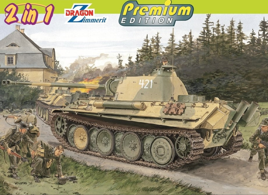 Dragon Models 6602 1/35 SdKfz 171 Panther G Tank w/Zimmerit (2 in 1) (Premium Edition)