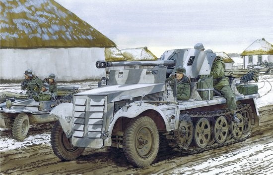 Dragon Models 6719 1/35 Zugkraftwagen 1t w/5cm Pak 38(Sf) Gun