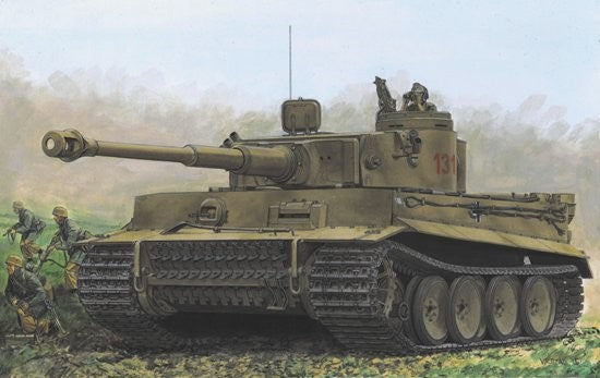 Dragon Models 6820 1/35 PzKpfw VI Ausf E SdKfz 181 Tiger 131 Early Production sPzAbt 504 Tank Tunisia