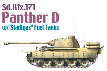 Dragon Models 6881 1/35 SdKfz 171 Panther D Tank w/Stadtgas Fuel Tanks
