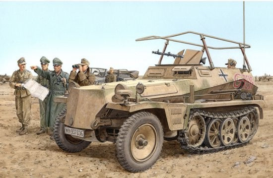 Dragon Models 6911 1/35 SdKfz 250/3 Greif Rommel’s Command Halftrack w/Full Interior (2 in 1)