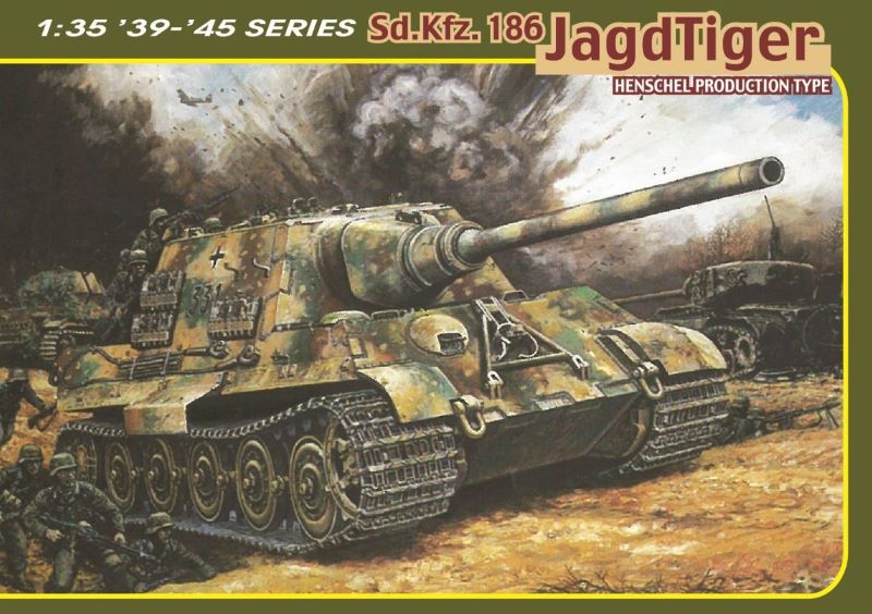 Dragon Models 6991 1/35 SdKfz 186 Jagdtiger Henschel Production Type Tank