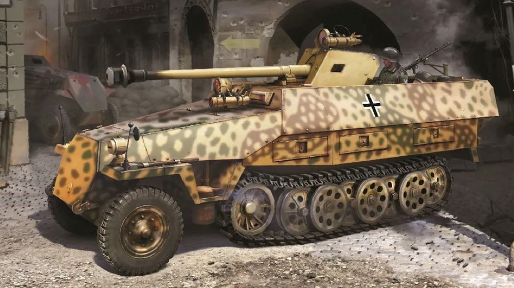 Dragon Models 6994 1/35 SdKfz 251/22 Ausf D Halftrack w/Night Vision Falke