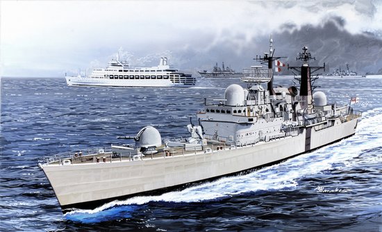 Dragon Models 7133 1/700 HMS Sheffield Type 42 Batch 1 Destroyer 40th Anniversary Falklands War