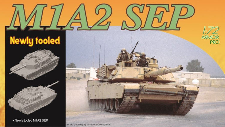 Dragon Models 7495 1/72 M1A2 Abrams SEP Tank