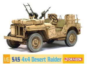 Dragon Models 75038 1/6 SAS 4x4 Desert Raider Jeep (Re-Issue)