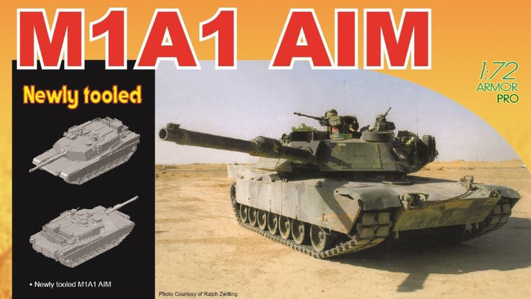 Dragon Models 7614 1/72 M1A1 Abrams AIM Tank
