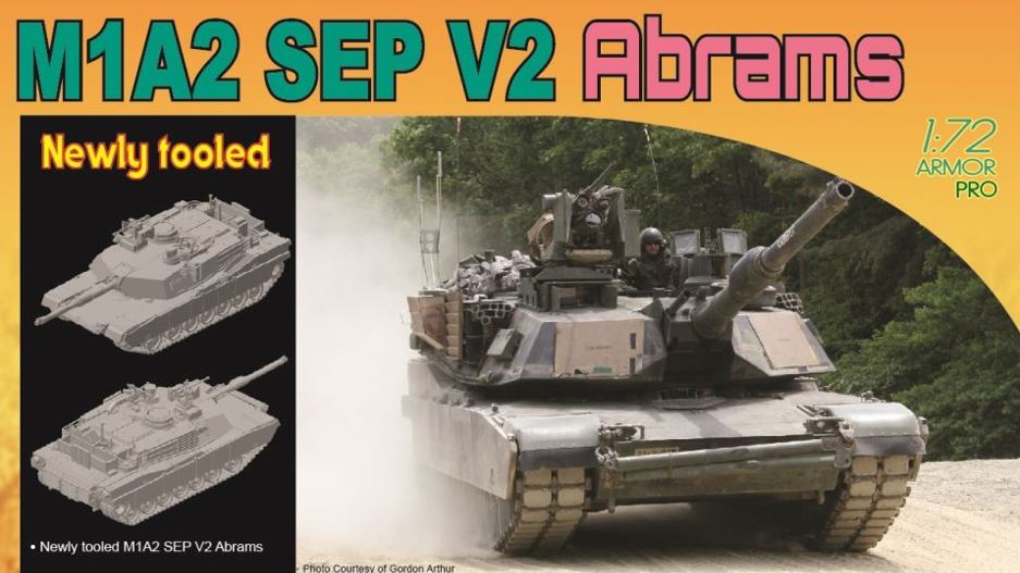 Dragon Models 7615 1/72 M1A2 Abrams SEP V2 Tank