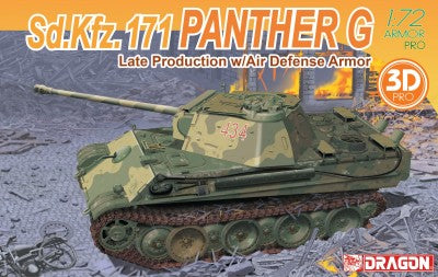 Dragon Models 7696 1/72 SdKfz 171 Panther G Late Production Tank w/Air Defense Armor