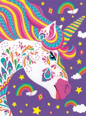 Dimensions Puzzles 91686 Unicorn Paint by Number (9"x12")