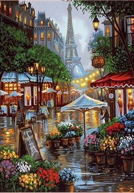 Dimensions Puzzles 91741 Springtime in Paris Paint by Number (14"x20")