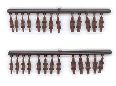 Durango Press 103 HO Scale Band Fasteners -- Plastic; 3 Sizes