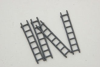 Durango Press 105 HO Scale Ladders -- Unpainted Metal Castings pkg(4)