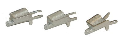 Durango Press 152 HO Scale Wheelbarrow - Kit -- Unpainted pkg(3)