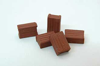Durango Press 156 HO Scale Small Packing Case Crates -- Unpainted Metal Castings pkg(5)