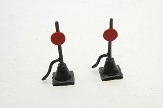 Durango Press 158 HO Scale Vintage Switch Stands -- Unpainted Metal Castings pkg(2)