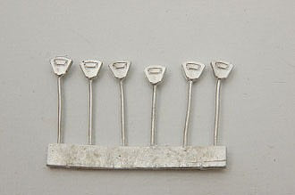 Durango Press 195 HO Scale Parking Meters -- Unpainted Metal Castings pkg(6)