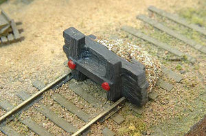 Durango Press 209 HO Scale Wood and Sand Bumper -- Unpainted Metal Castings