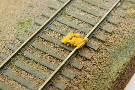 Durango Press 214 HO Scale Track Derail -- Unpainted Metal Castings pkg(3)