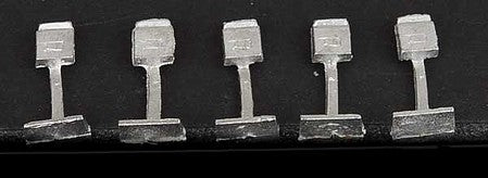 Durango Press 217 HO Scale Letter Boxes -- Unpainted Metal Castings pkg(5)
