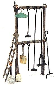Durango Press 39 HO Scale Cleanout Rack Kit -- 3/4 x 1/16" 2 x .2cm