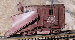 Durango Press 42 HOn3 Scale Snow Plow Flanger - HOn3 Kit -- Rio Grande Southern #02