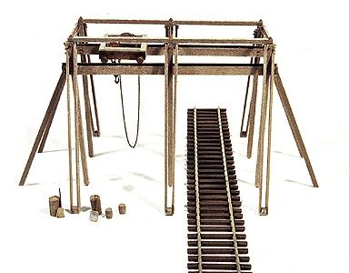 Durango Press 73 HO Scale Traveling Crane Kit -- 4-1/2 x 3-5/8" 11.5 x 9.2cm