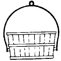 Durango Press 76 HO Scale Coal Buckets w/Handle pkg(2)