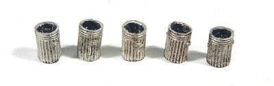 Durango Press 80 HO Scale Half-Full Garbage Cans pkg(5)