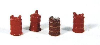 Durango Press 81 HO Scale Gas Can pkg(4) -- 8-Gallon 30.3L