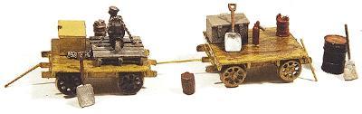 Durango Press 88 HO Scale Tie Cart & Tools