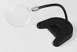 Donegan Optical 204 All Scale Flex Arm Magnifier -- 4" Round Acrylic Optical Lens Desk