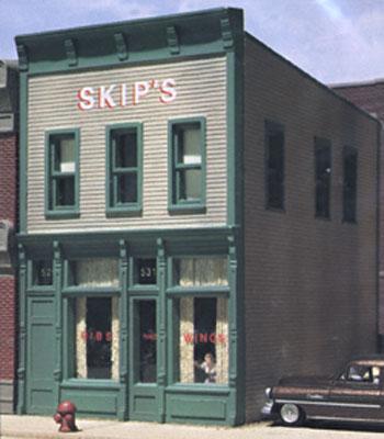 Design Preservation Models 10500 HO Scale Skip's Chicken & Ribs - Kit - Woodland Scenics DPM Landmark Structures(R) -- 100 Series - 2-3/4 x 4" 7 x 10.2cm