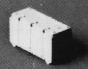 Detail Associates 2305 HO Scale Signal Boxes -- 3-Strap Early pkg(2)