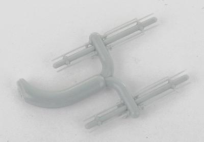 Detail Associates 2315 HO Scale Windshield Wipers -- Inline Blade, Single & Double Arm pkg(8)