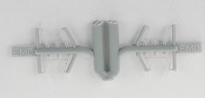 Detail Associates 2318 HO Scale Windshield Wipers -- EMD Wide Cab pkg(4)