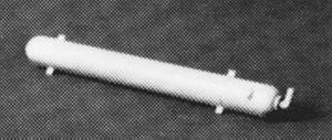 Detail Associates 3201 HO Scale Air Reservoirs -- Single 15" Diameter Top or Side Mount pkg(2)