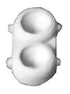 Detail Associates 5052 O Scale F&E Unit Lift Rings, Metal