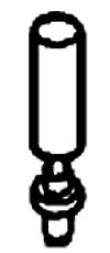 Detail Associates 5053 O Scale Firecracker-Style Radio Antenna (Pewter)