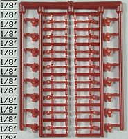 Detail Associates 6226 HO Scale Gondola Parts -- Drop Chain Open/Closed "Enterprise" for GS Style pkg(32)