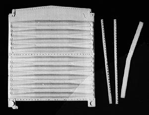 Detail Associates 6235 HO Scale 40s & 50s AAR Boxcar Dreadnaught Ends pkg(2) -- 4/5 Type
