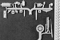 Detail Associates 6247 HO Scale Brake Gear Sets -- ABDXL Brake Set