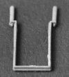 Detail Associates 6414 HO Scale Freight Car Stirrups - Straight Bottom Mount pkg(8) -- 16 x 11-1/2"
